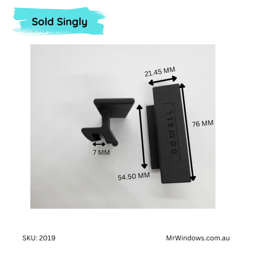 Window Handle suits old Dowell , Clearview window sold singly 3D Mr Windows AU