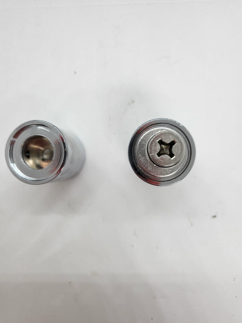 Shower handle - Back to back KNOB style - Chrome - Sold singly