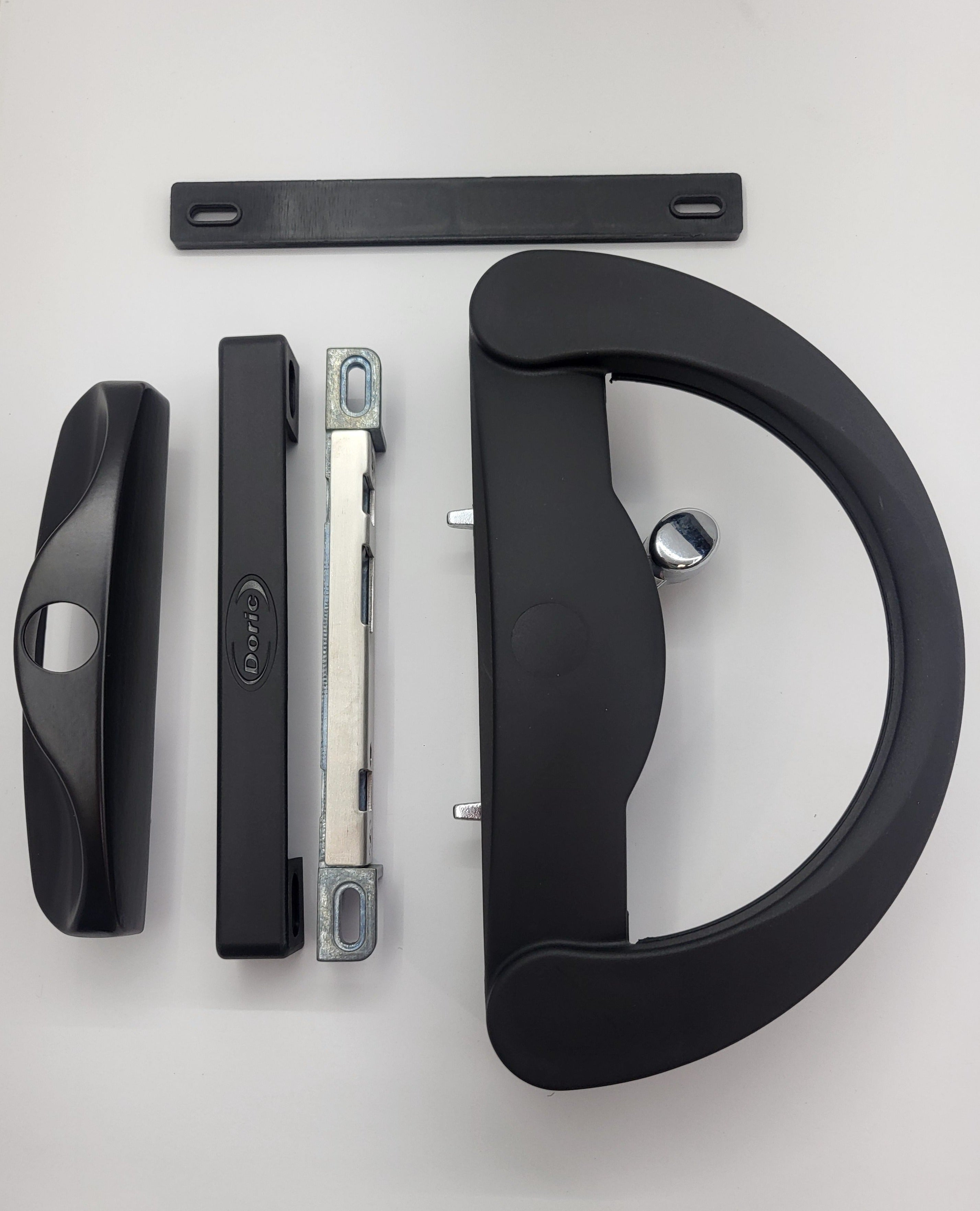 Sliding door lock DS920 Waikato - no cylinders- Black LIMITED STOCK ...