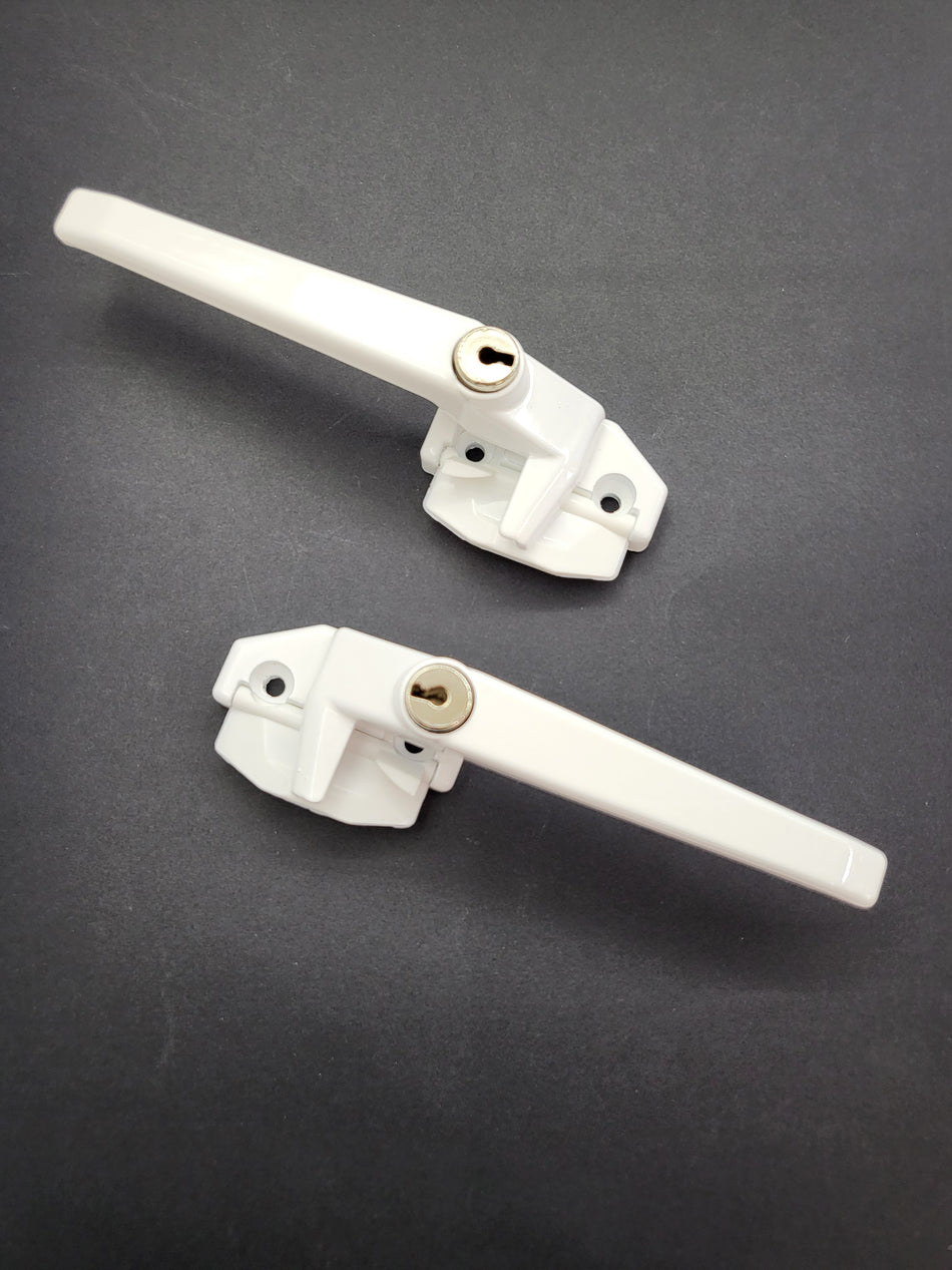 CAM handle Wedgeless White - Key Lockable- Sold singly