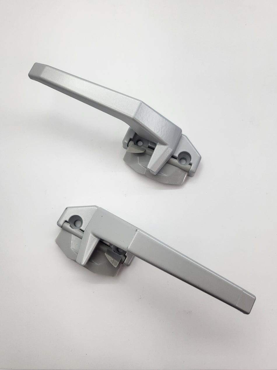 Whitco wedgeless CAM handle - non locking - AWS silver