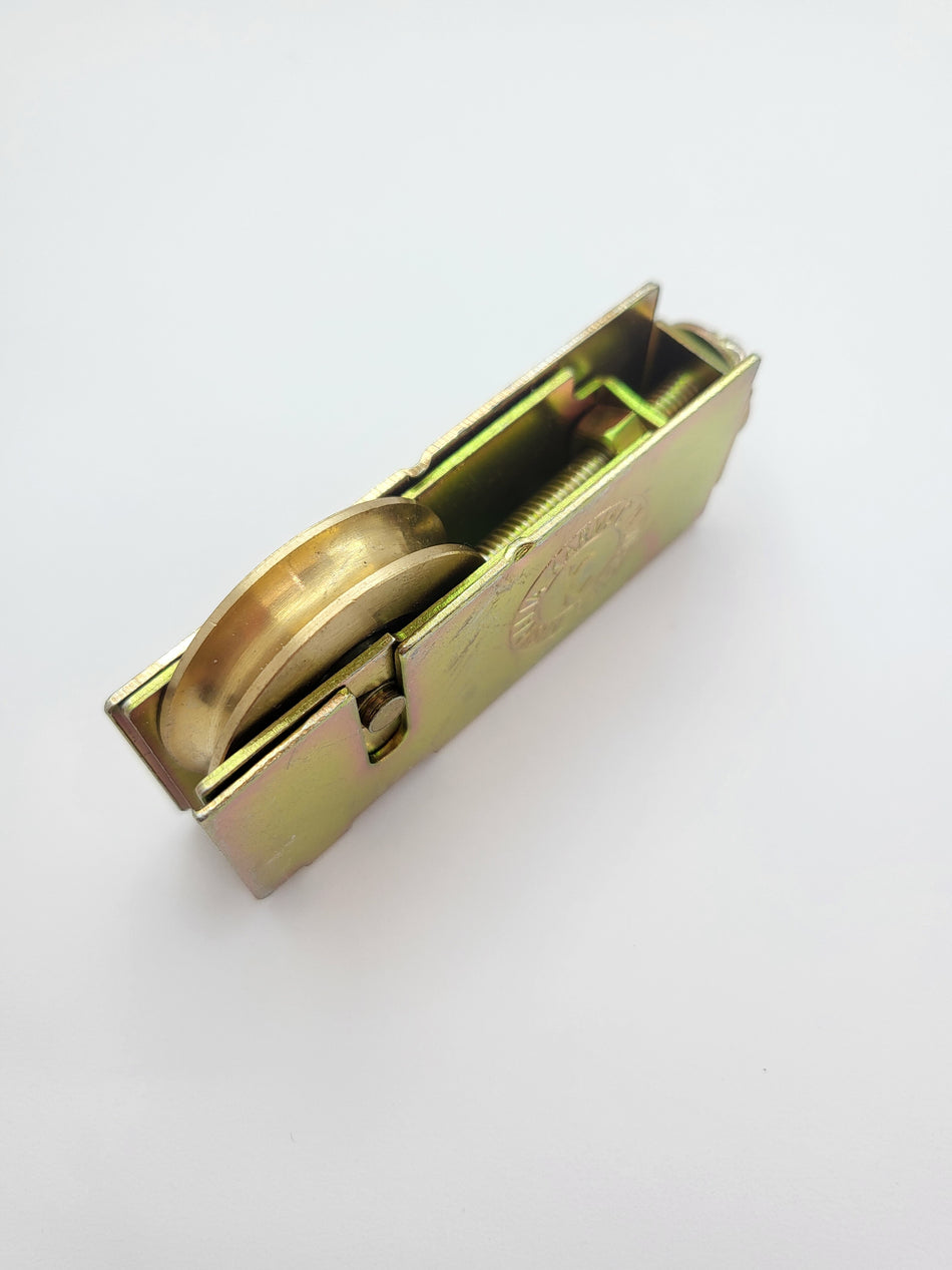 Door rollers - suit Trend, Naco doors - Unflared - Brass tyre- Sold singly