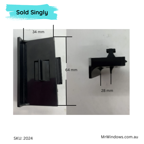 Window Handle - suits Comalco- Sold singly