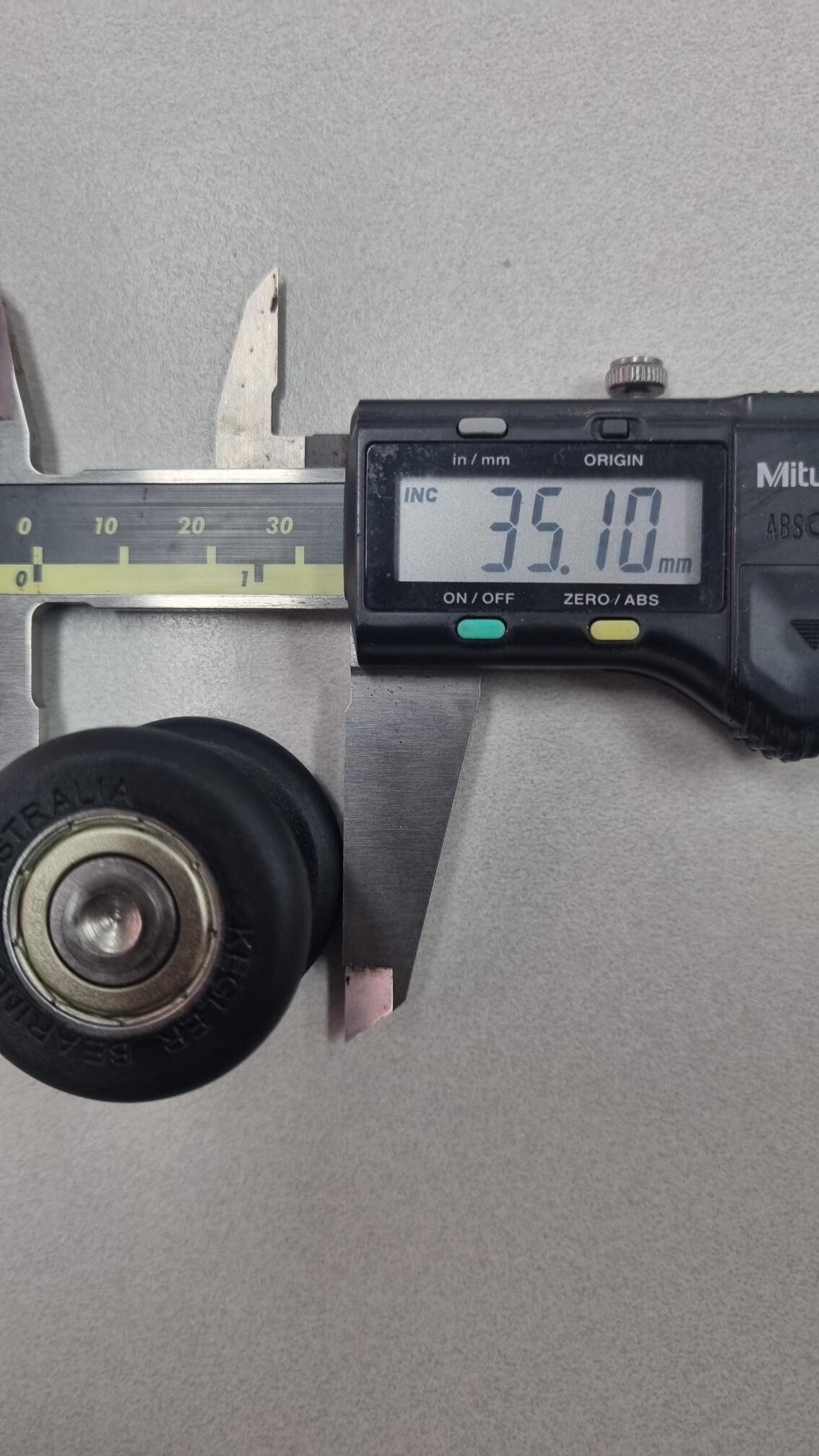 SPECIAL ORDER top hung roller - sold singly