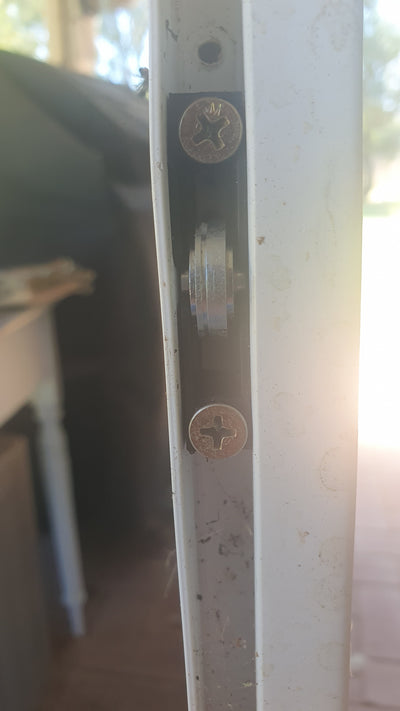 Window carriage and rollers - 3D Printed