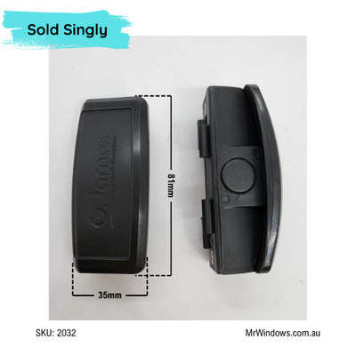 G James 132 Series Sliding Window Handle- Sold Singly