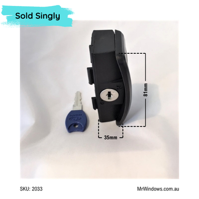 G James 132 Series Sliding Window Handle- Sold Singly