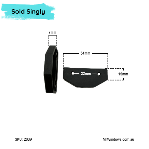 Window Handle - suits old Crestlite, Comalco, Viewtech