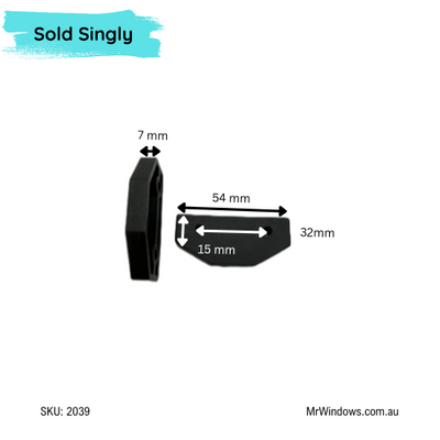 Window Handle - suits old Crestlite, Comalco, Viewtech