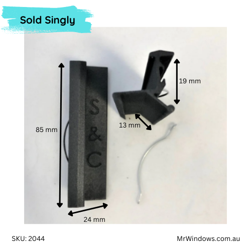 Window handle - S & C- 3D printed- Sold singly