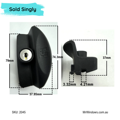 Handle - suits Southern Star Windows and Replaces Obsolete Southern Star Handles