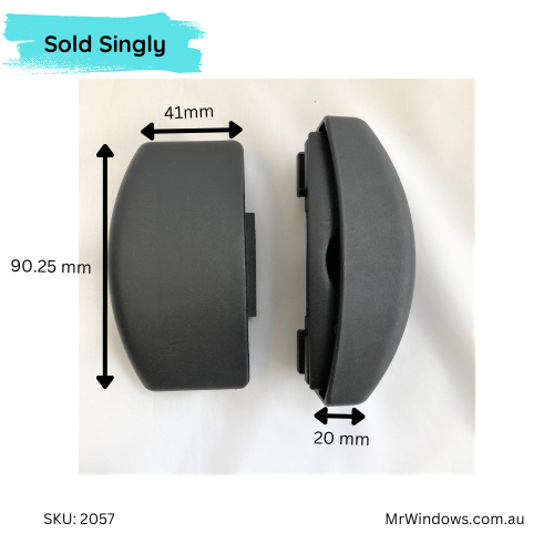 Window handle sliding latch- Wintec (non-keyed) + (keyed) - Sold singly