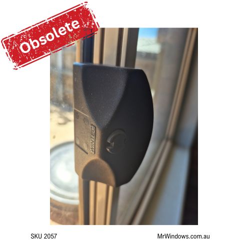 Window handle sliding latch- Wintec (non-keyed) + (keyed) - Sold singly