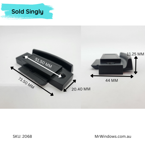 Double Hung Window Sash Lock - latch - Black - used as Trend replaceme ...