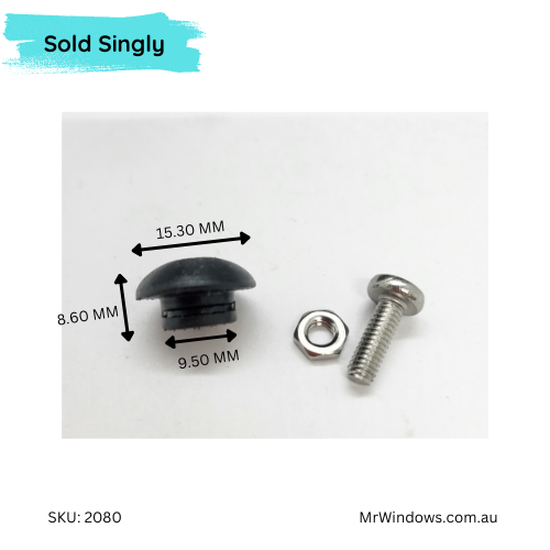 Button Repair Kit - sold singly  WHITE 3D Print