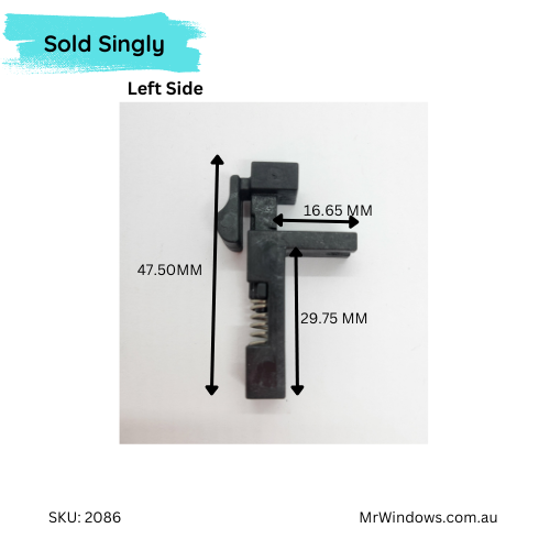 AWS double hung sash latch - LH