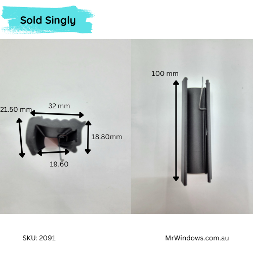 Window Handle - suits Boral Cyclone KM E Series windows - 3D printed