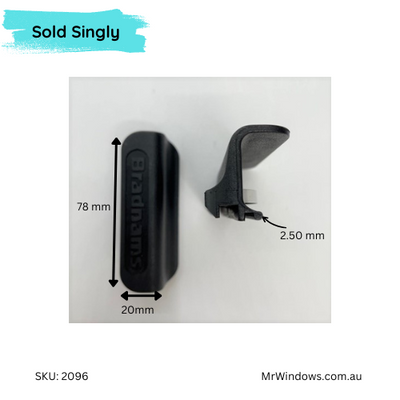 Window handle - suits Bradnams - Non Locking