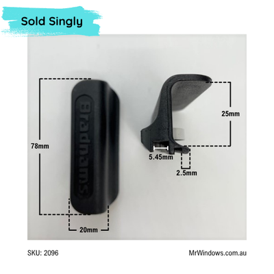 Window handle - suits Bradnams - Non Locking