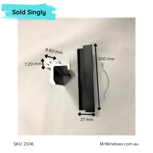 Window Handle - suits Crestlite sliding windows - sold singularly