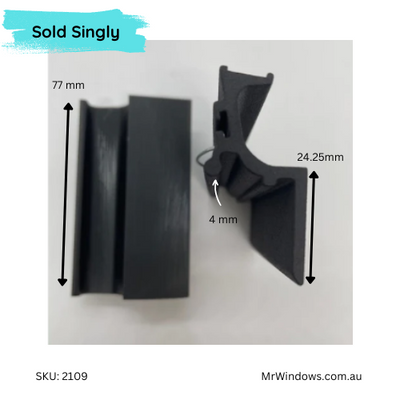 Sliding window handle - suits Dowell - 3D Printed