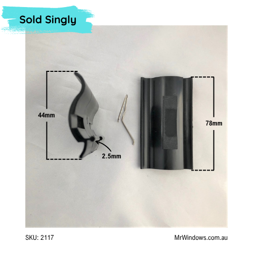 Window Handle - suits Precision aluminium windows - non locking