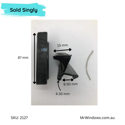 Sliding window handle - suits Airlite Window Handle (Non-Locking) - 3D printed
