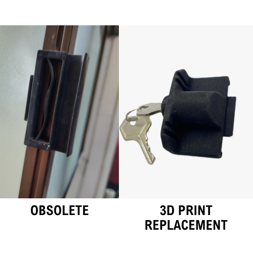 Sliding Handle - Obsolete - 3D Printed - suspect old G James latch