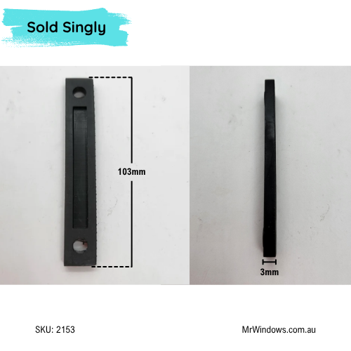Double Hung Window Sash Lock - latch - Black - used as Trend replacement- Sold singly