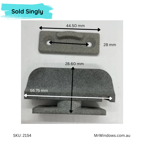 Window handle - universal - turn handle and strike