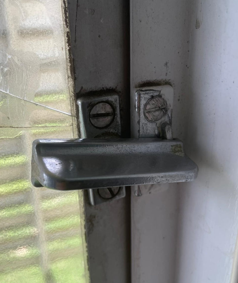 Window Handle - universal - turn handle and strike -3D Printed WHITE
