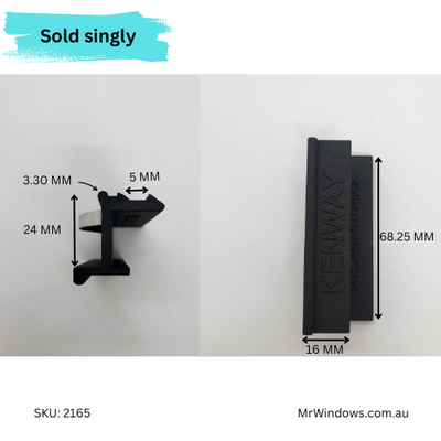 Window handle - Suits Kenway windows - Sold singly