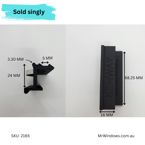 Window handle - Suits Kenway windows - Sold singly