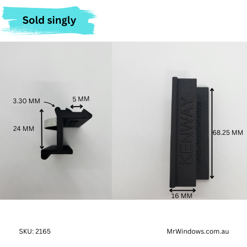 Window handle - Suits Kenway windows- 3D printed - Sold singly