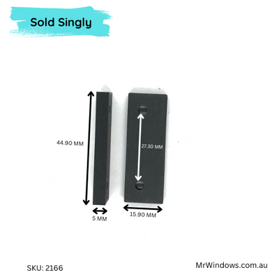 Window Handle - suits old Crestlite, Comalco, Viewtech