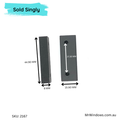 Window Handle - suits old Crestlite, Comalco, Viewtech