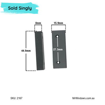 Window Handle - suits old Crestlite, Comalco, Viewtech