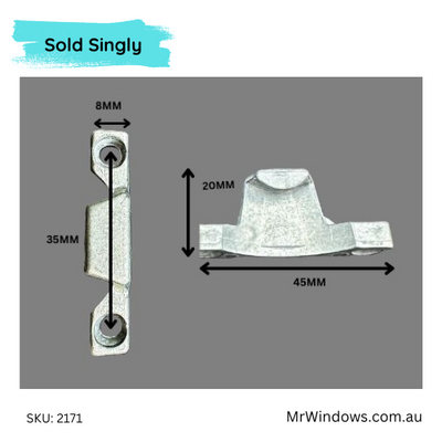Double hung sash Keeper - sold singly