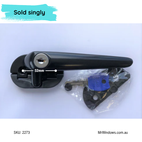 CAM Handles - Wedgeless - DS777 Black Locking