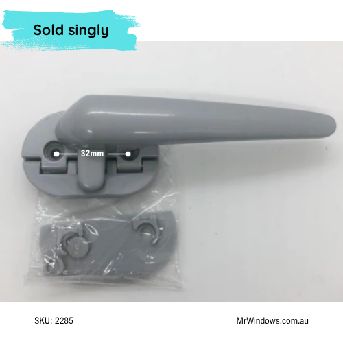CAM Handles - Wedgeless - DS776  Silver NON Locking