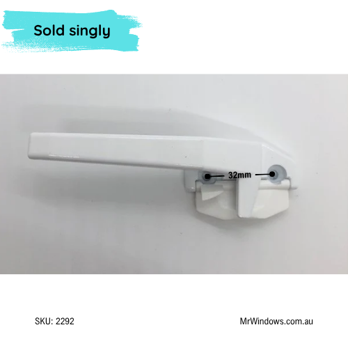 Handle CAM - by Whitco - Wedgeless- White- Sold singly