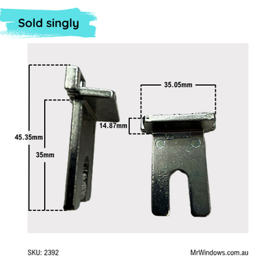 Multipoint lock TONGUE ONLY by Kinlong - suits awning and casement handles