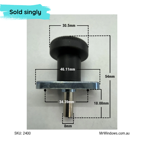 Indexing plunger pin push bolt used in hirise applications