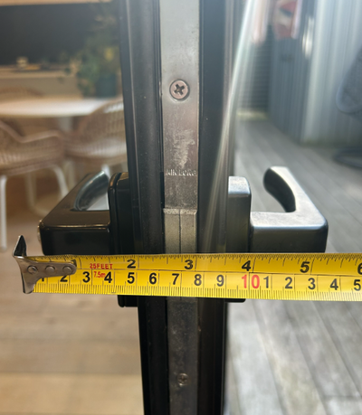 Furniture only - lever handles - black - Suits Kinlong SPECIAL ORDER