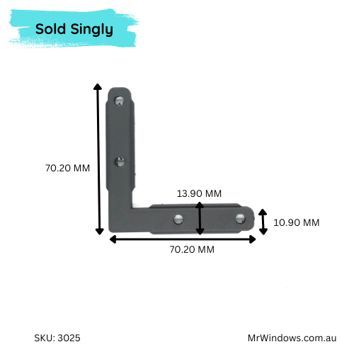 Stegbar shower corner bracket - suits Grange 500 series