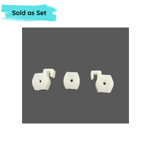 Shower screen panel set  suits Boral and Ultima - 3D PRINTED white