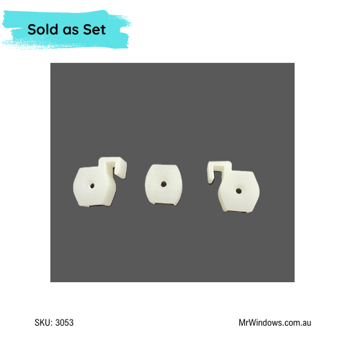 Shower screen panel set  suits Boral and Ultima - 3D PRINTED white