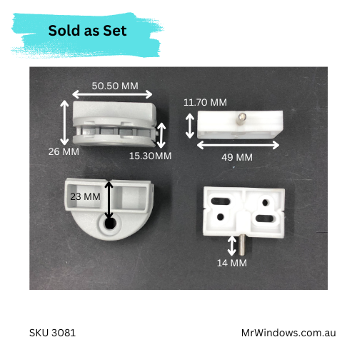 Shower repair kit - Capral Envy Pivot & Offset Block Offset