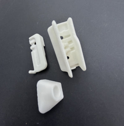PIVOT Set - suits old Bradnams Shower Top or Bottom  - WHITE