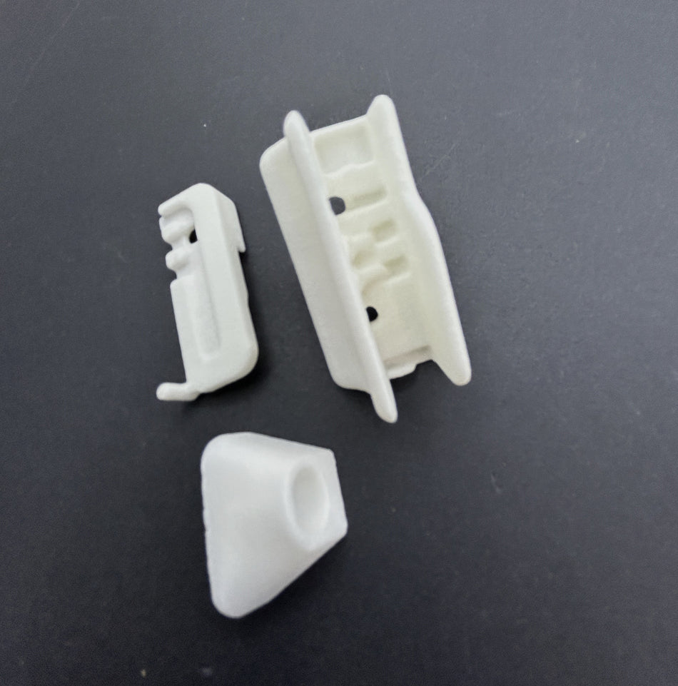 PIVOT Set - suits old Bradnams Shower Top or Bottom  - WHITE